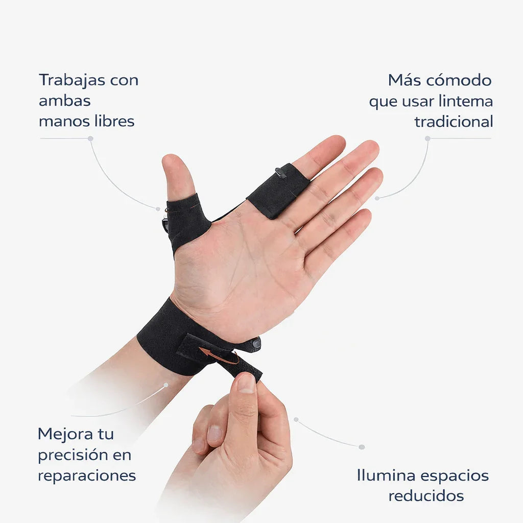 Guante con luz led - Tateline