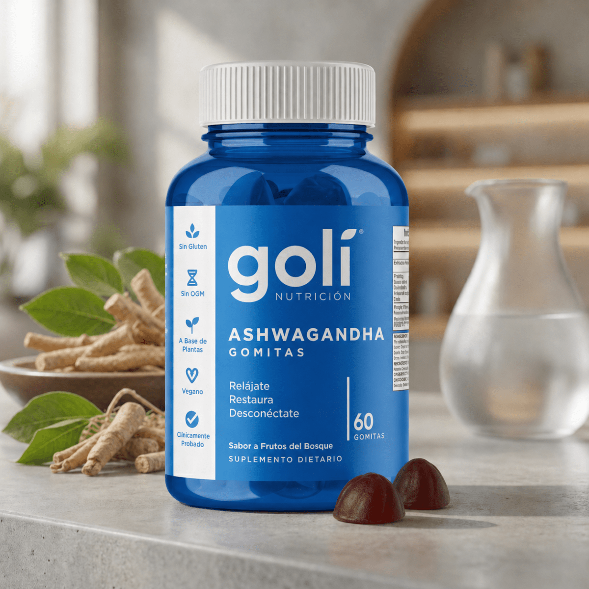 60 Gomitas Goli Ashwagandha - Tateline