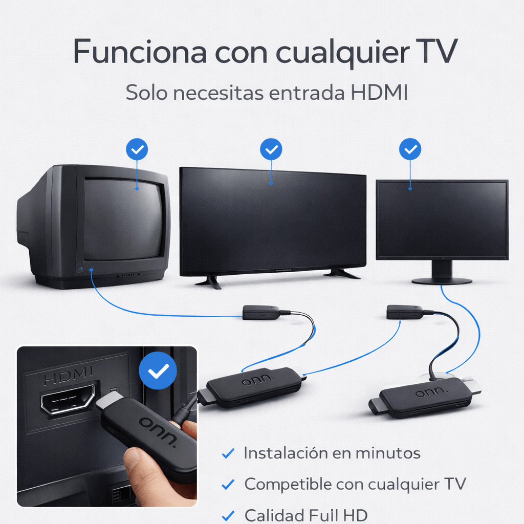 Onn Dispositivo de transmisión Full HD - Tateline